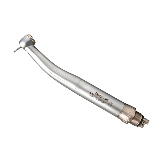 Mercury 381K - турбинный наконечник с генератором света, с шеститочечным спреем, в комплекте с быстросъемным переходником | Mercury (Китай)