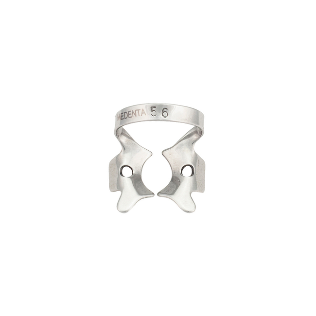 129-056 - крепление для Раббер Дам Медента, для нижних моляров, с фестончатыми щечками | Medenta Instruments Co. (Пакистан)