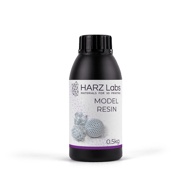 HARZ Labs Model Resin - фотополимерная смола, белый цвет, 0.5 кг | HARZ Labs (Россия)