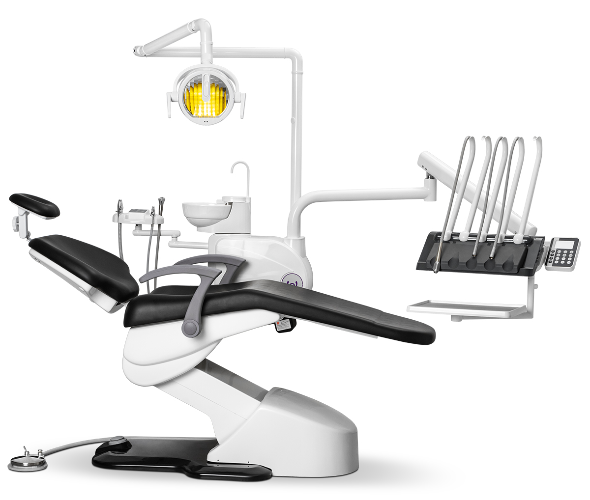 Стоматологическая установка Woson WOD 330 верхняя подача, Черный