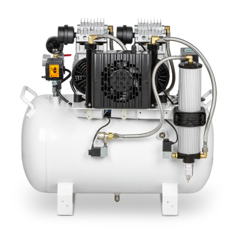 Компрессор стоматологический воздушный безмасляный JW-032С 200л с осушителем