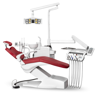 Стоматологическая установка Mercury 3600, Бордовая